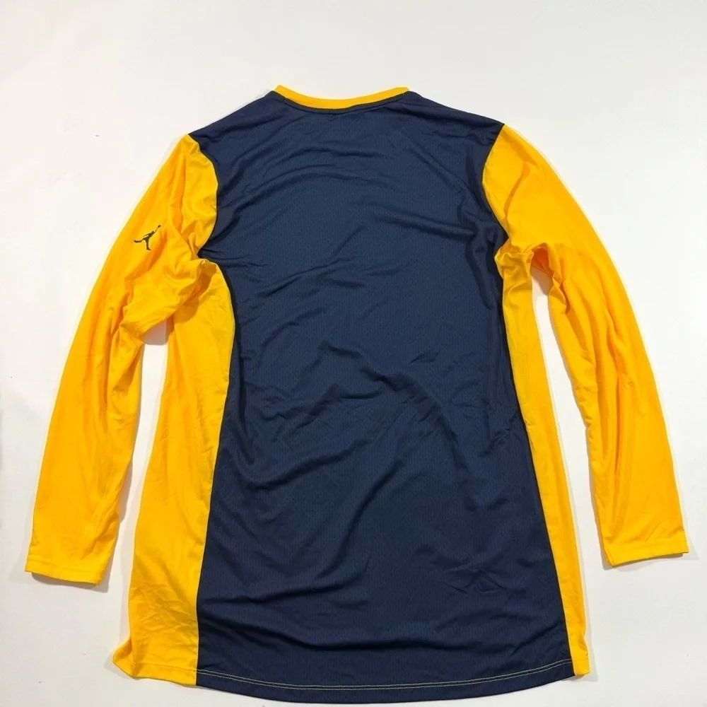 Jordan Michigan Wolverines Long Sleeve Shooting Shirt NCAA